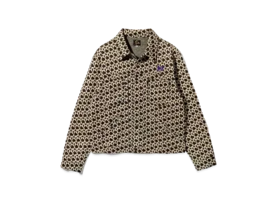 Needles Penny Jean jacket - Poly Jq. Star "Black/Beige"