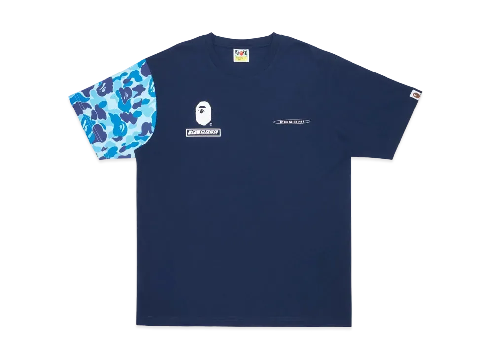 A BATHING APE x PAGANI Tee "Navy"
