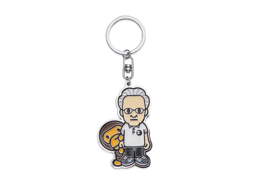 A BATHING APE x PAGANI Metal Key Chain "Multi"