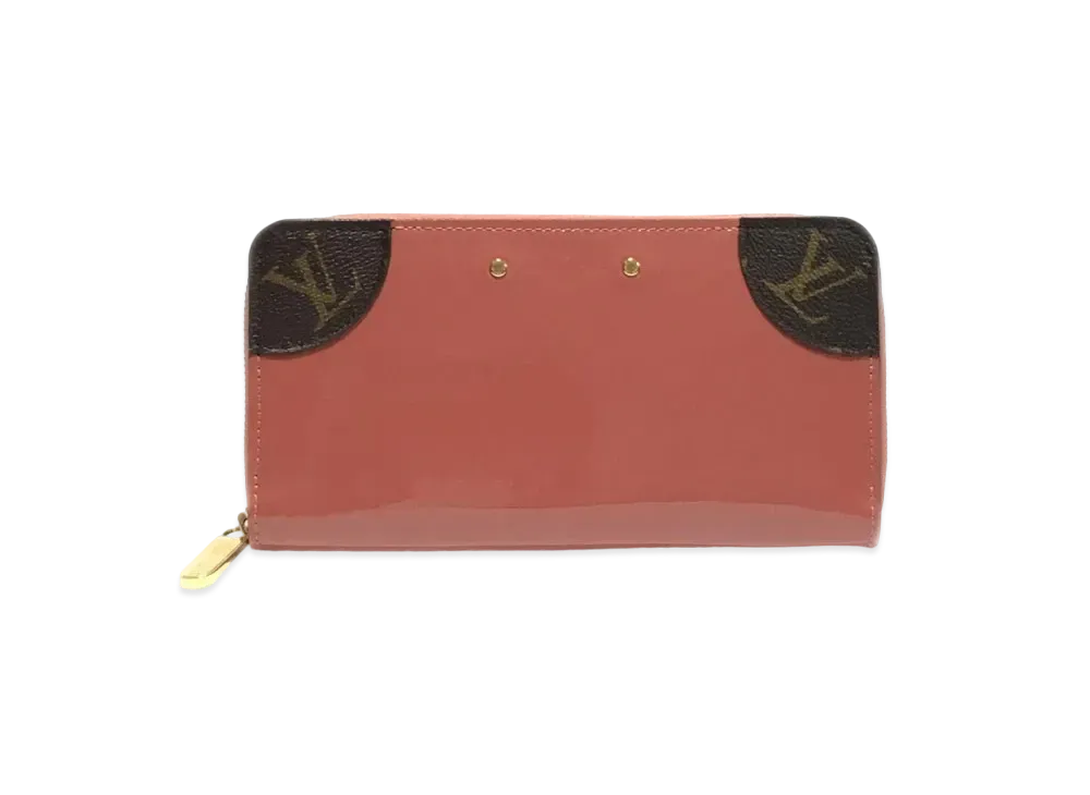 Louis Vuitton Zippy Venice Patent Leather Monogram "Vieux Rose"