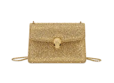 BVLGARI Serpenti Forever Crossbody Mini Bag "Gold"