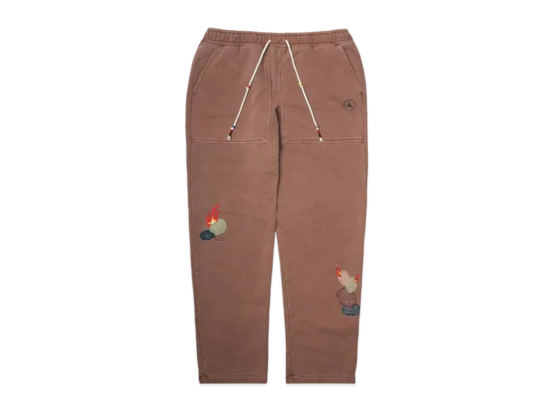 Travis Scott x Air Jordan Brand M J TS FLC Pant "Archaeo Brown"