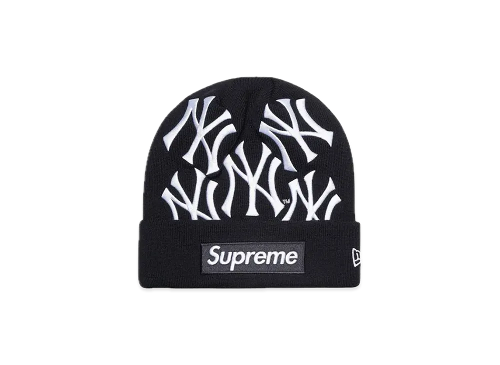 Supreme / New York Yankees / New Era Box Logo Beanie "Navy"