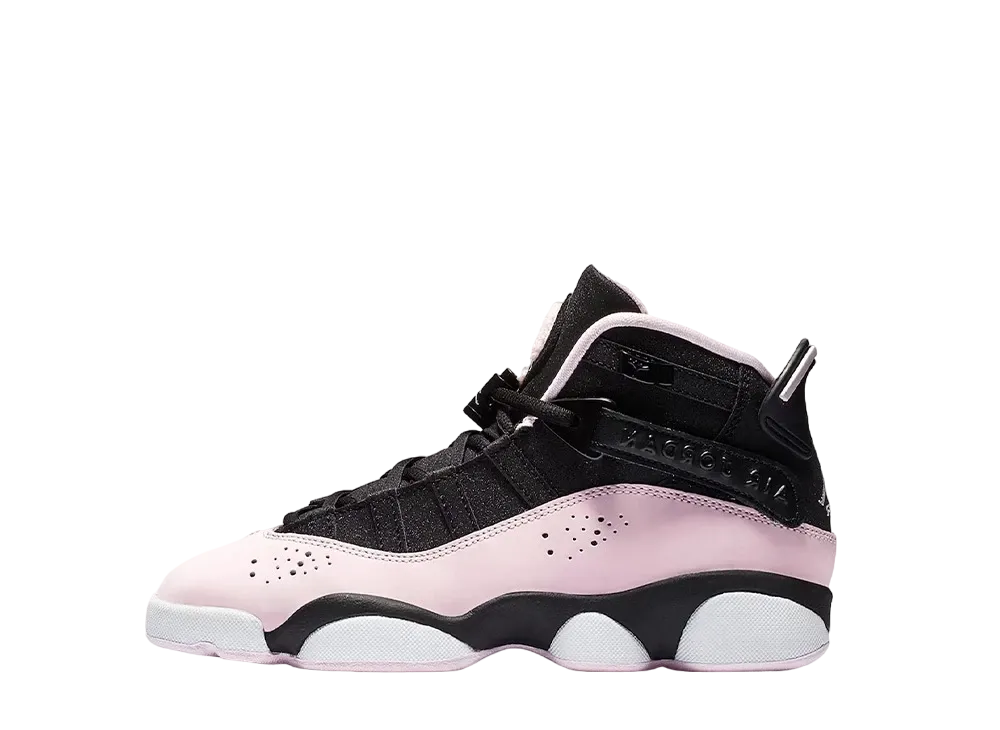 Nike GS Air Jordan 6 Rings "Black Pink Foam"