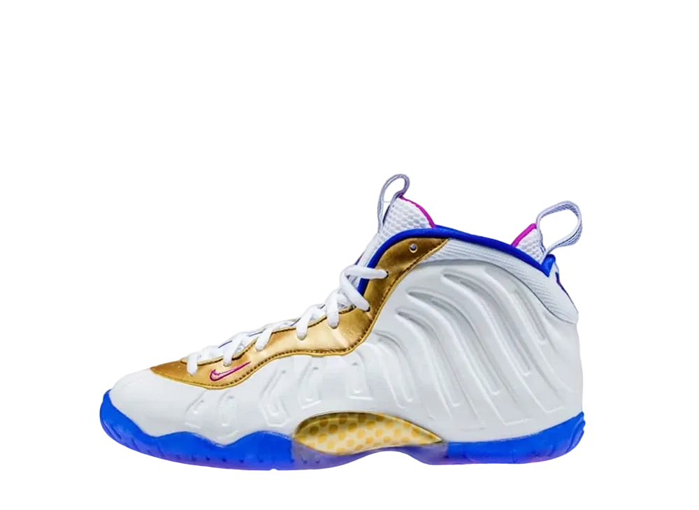 ナイキ GS エアフォームポジット ワン ピーナッツ バター & ジェリー "ホワイト/フクシア ブラスト レーサー ブルー"