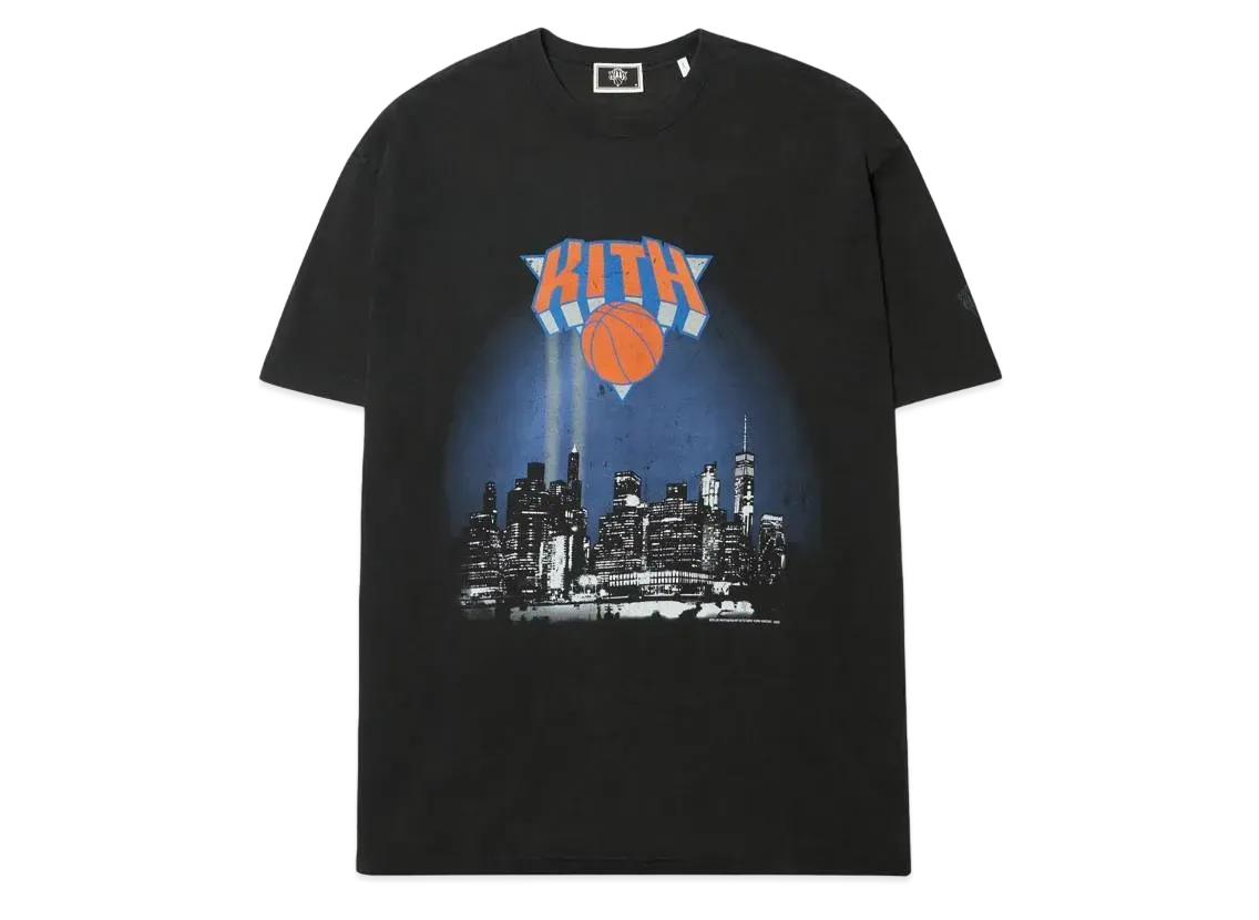 Kith x New York Knicks City Vintage Tee "Black"