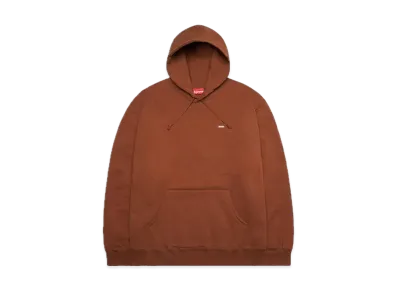 Supreme Enamel Small Box Hooded Sweatshirt "Brown"