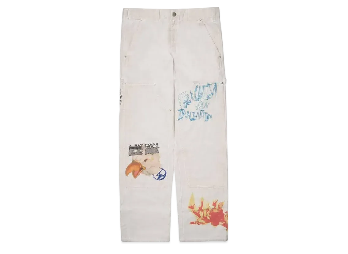 cuctusjack fragmemt ペインターパンツtravis scott Buy Cactus Jack by Travis Scott For Fragment Painters