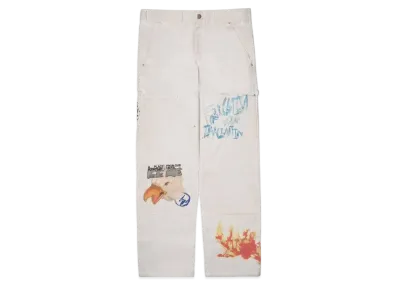 Travis Scott Cactus Jack For Fragment Painters Imagination Pant "White"