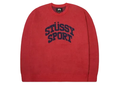 Stussy SPORT SWEATER "Red"