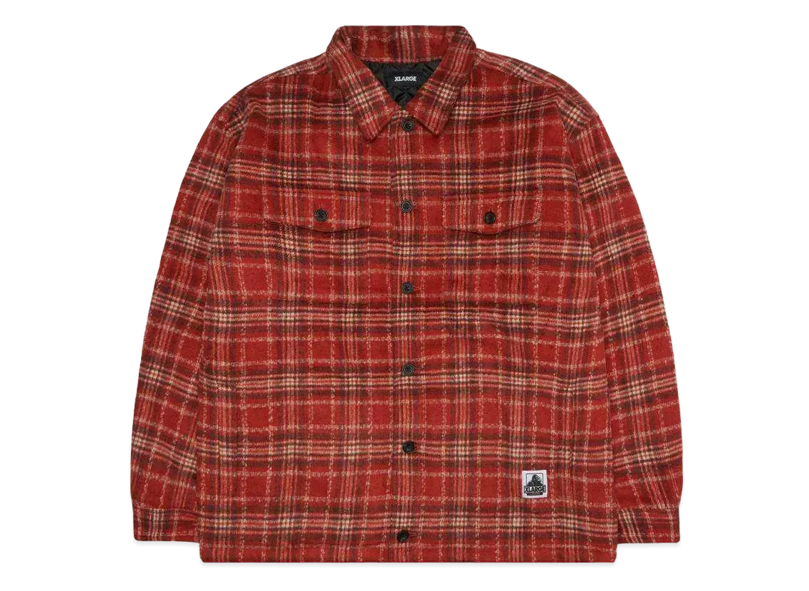 XLARGE TWEED CHECK JACKET "Red"