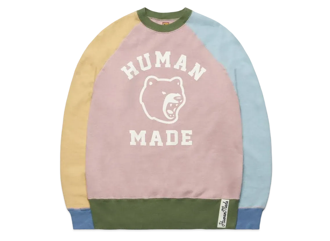 HUMAN MADE Tsuriami Crazy Pastel Sweatshirt "Pink"