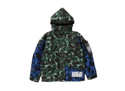 A BATHING APE x UNDEFEATED Color Camo Snowboard Down Jacket BAPE Limited Ver. "Green"
