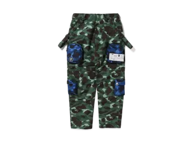 A BATHING APE x UNDEFEATED Color Camo Multi Pouch Pocket Pants BAPE Limited Ver. "Green"