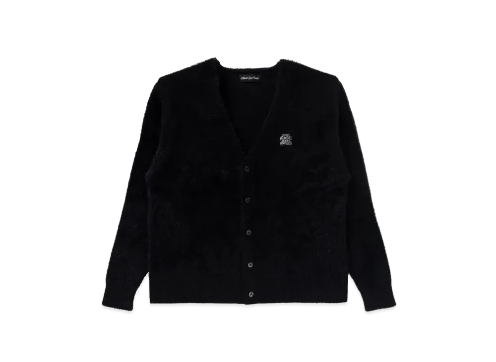Black Eye Patch OG Label Mohair Cardigan "Black"