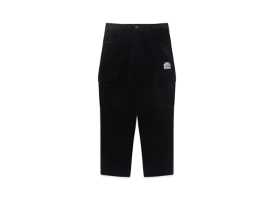 Black Eye Patch OG Label Corduroy Cargo Pants "Black"