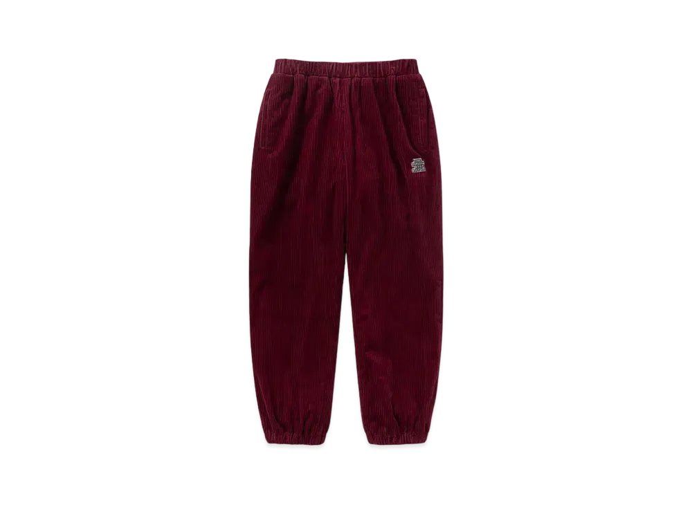 Black Eye Patch OG Label Corduroy Track Pants "Burgundy"