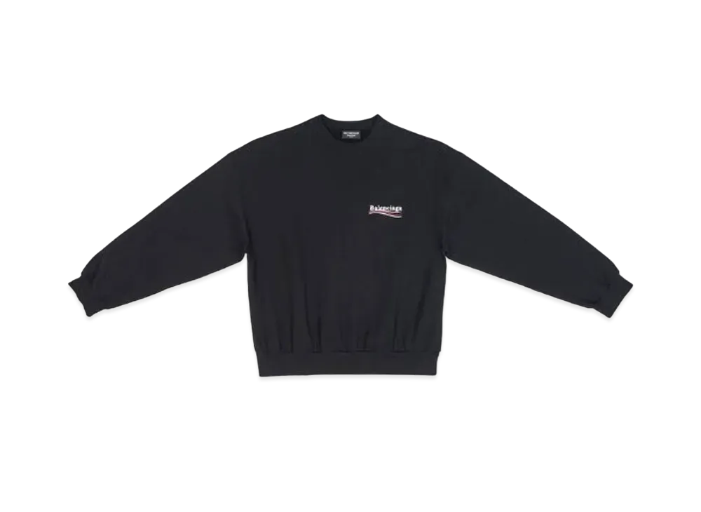 バレンシアガ ポリティカル キャンペーン スウェットシャツ "ブラック"