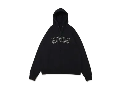 atmos Arch Logo Zip Up Hoodie "Black"