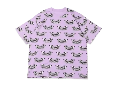 atmos Flag All Over Print T-Shirts "Purple"