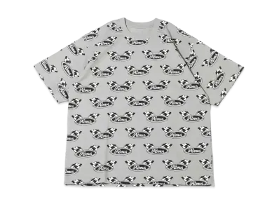 atmos Flag All Over Print T-Shirts "Grey"