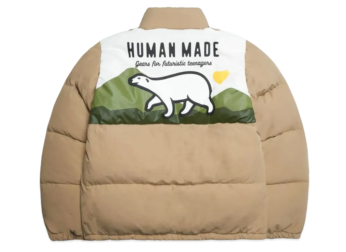 HUMAN MADE DOWN JACKET "Beige"