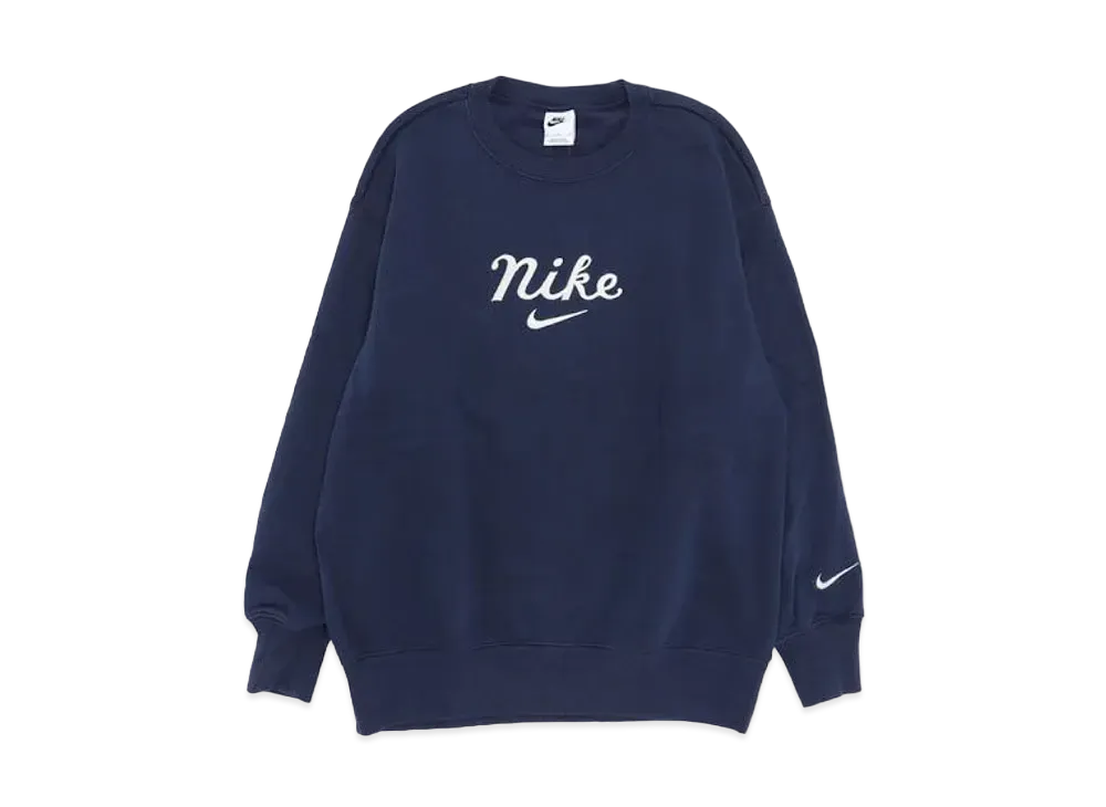 Nike Women's Over Sized Crewneck Sweatshirt "Navy"