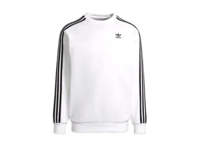 adidas Adicolor Classics 3 Stripe Crewsweat "White"