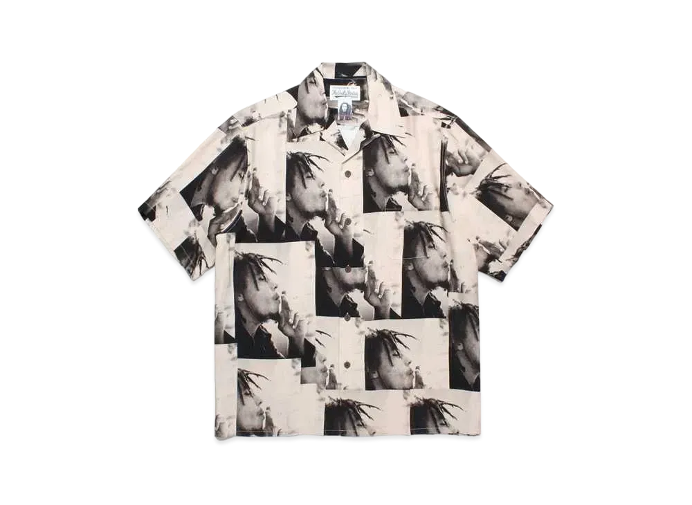 WACKO MARIA Bob Marley / Hawaiian Shirt "Light Brown"