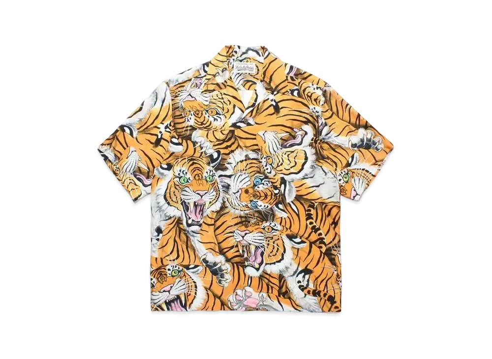 WACKO MARIA Tim Lehi / Hawaiian Shirt "Yellow"