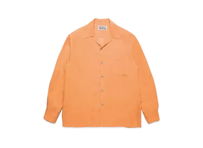 WACKO MARIA 50's Open Collar Shirt "Orange"