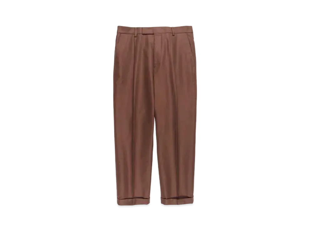 WACKO MARIA Pleated Trousers (Type-1) "Brown"