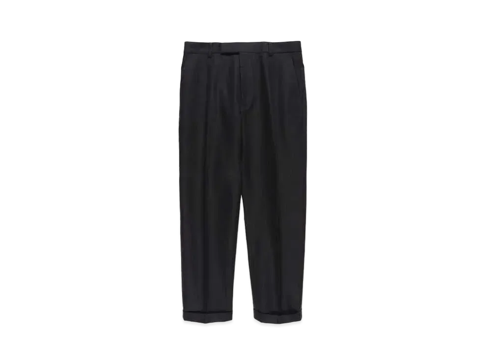 WACKO MARIA Pleated Trousers (Type-1) "Black"