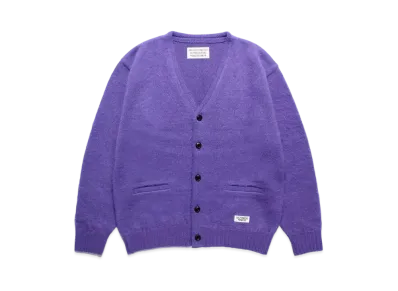WACKO MARIA Premium Mohair Knit Cardigan "Purple"
