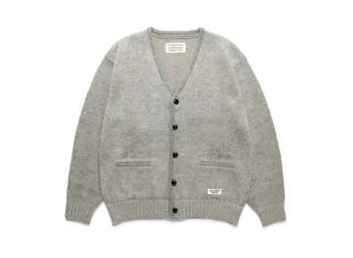 WACKO MARIA Premium Mohair Knit Cardigan "Gray"