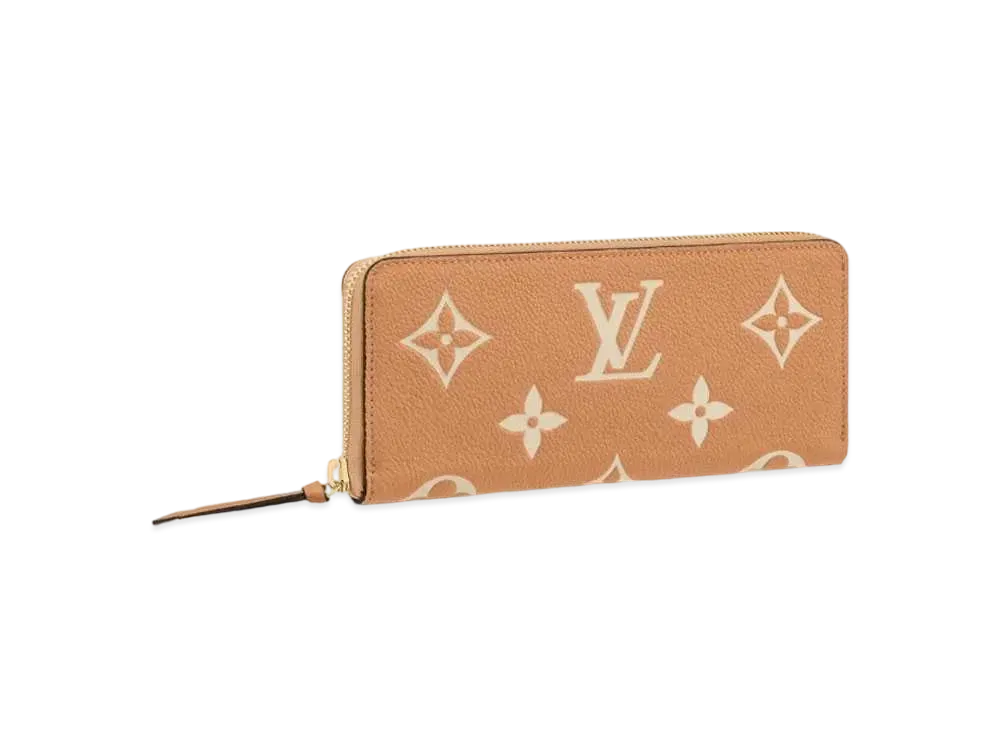 Louis Vuitton Clemence Wallet Monogram Empreinte "Arizona/Beige"