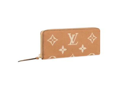 Louis Vuitton Clemence Wallet Monogram Empreinte "Arizona/Beige"