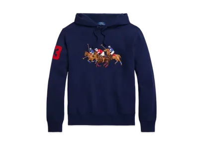 Polo Ralph Lauren Triple Pony Fleece Hoodie "Navy"