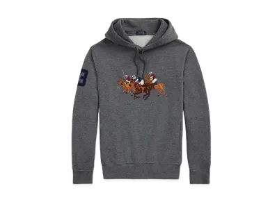 Polo Ralph Lauren Triple Pony Fleece Hoodie "Gray"