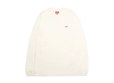 Supreme Small Box L/S Tee "Natural"(22FW)