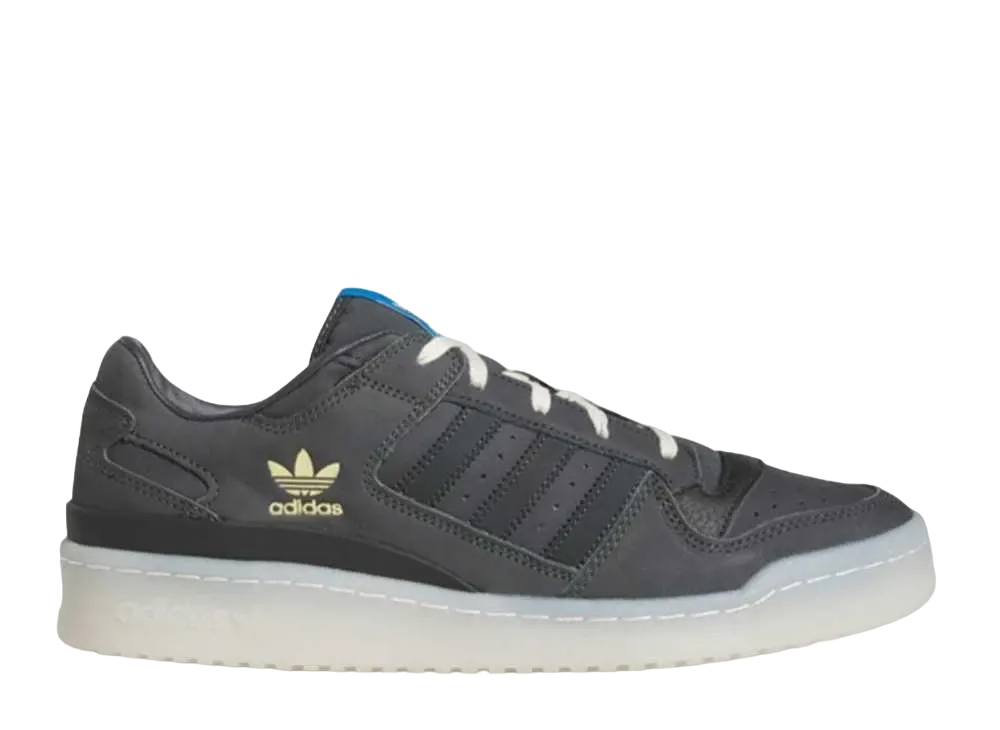 アディダス フォーラム ロー "ダーク グレー ヘザー ソリッド グレー"