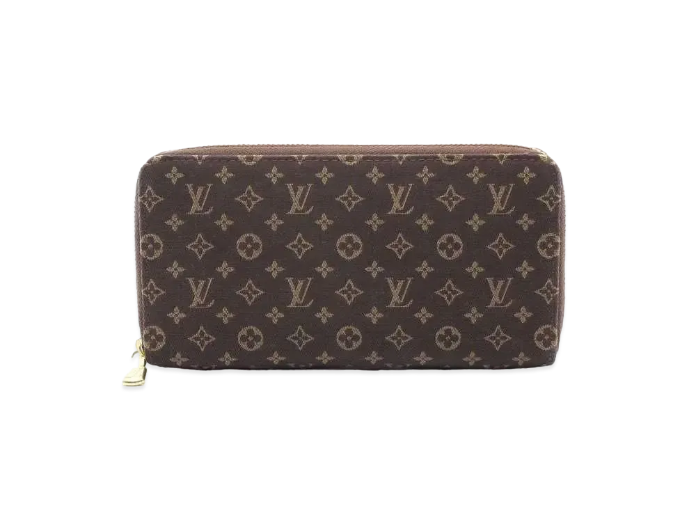 Louis Vuitton Zippy Wallet Monogram Mini Lin "Ebene"