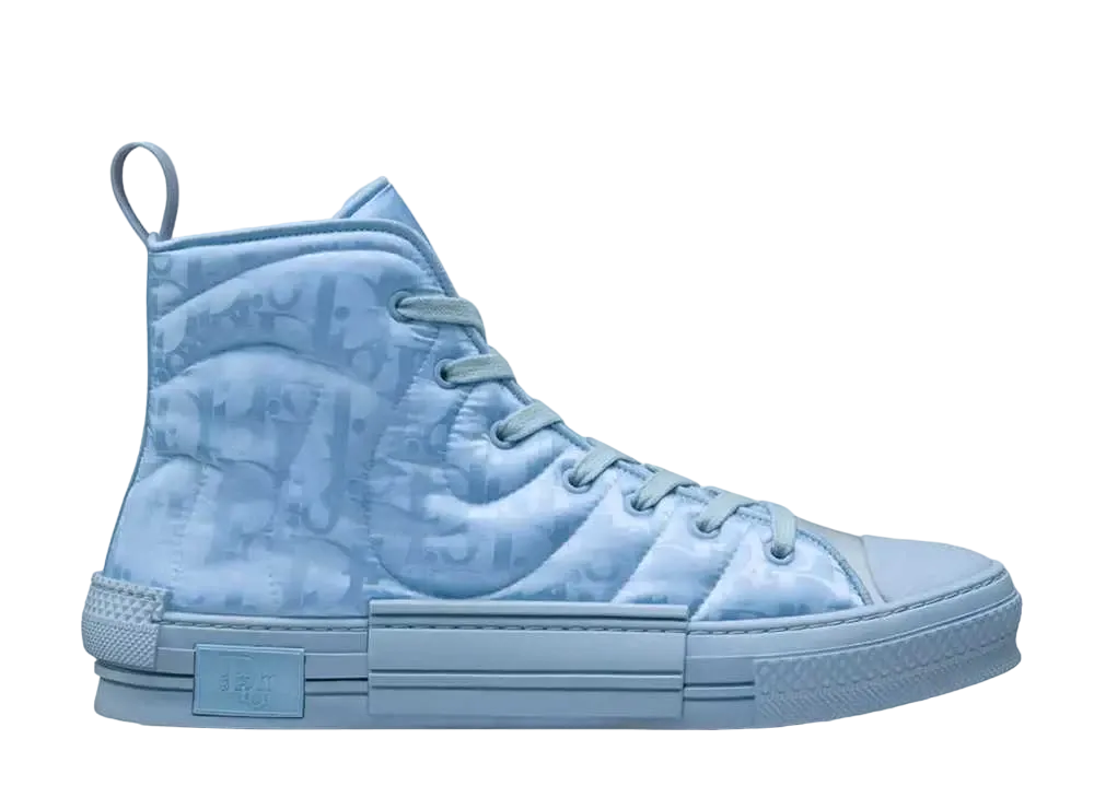 イーアールエル × ディオール B23 ハイトップスニーカー "ライト ブルー"