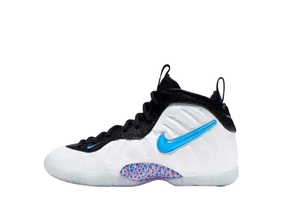 Nike GS Little Posite Pro 3D "White/Blue Hero-Red Orbit-Indigo Force"