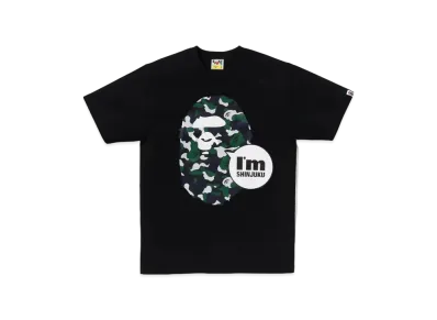 A BATHING APE Bape Store Isetan Men's Ape Head Tee "Black"