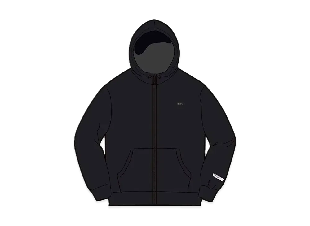 Supreme WINDSTOPPER Zip Up Hooded Sweatshirt "Black"
