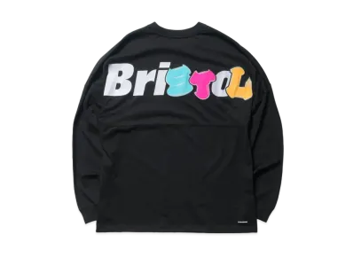 F.C.Real Bristol Sneakerwolf L/S Team Baggy Tee "Black"