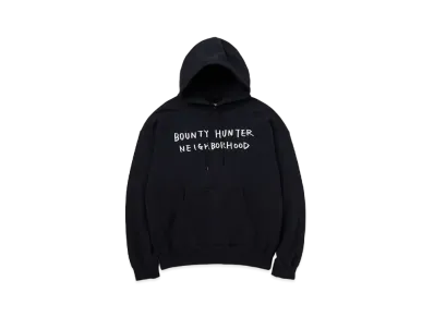 NEIGHBORHOOD x Bounty hunter . Hooded LS . CO "Black"