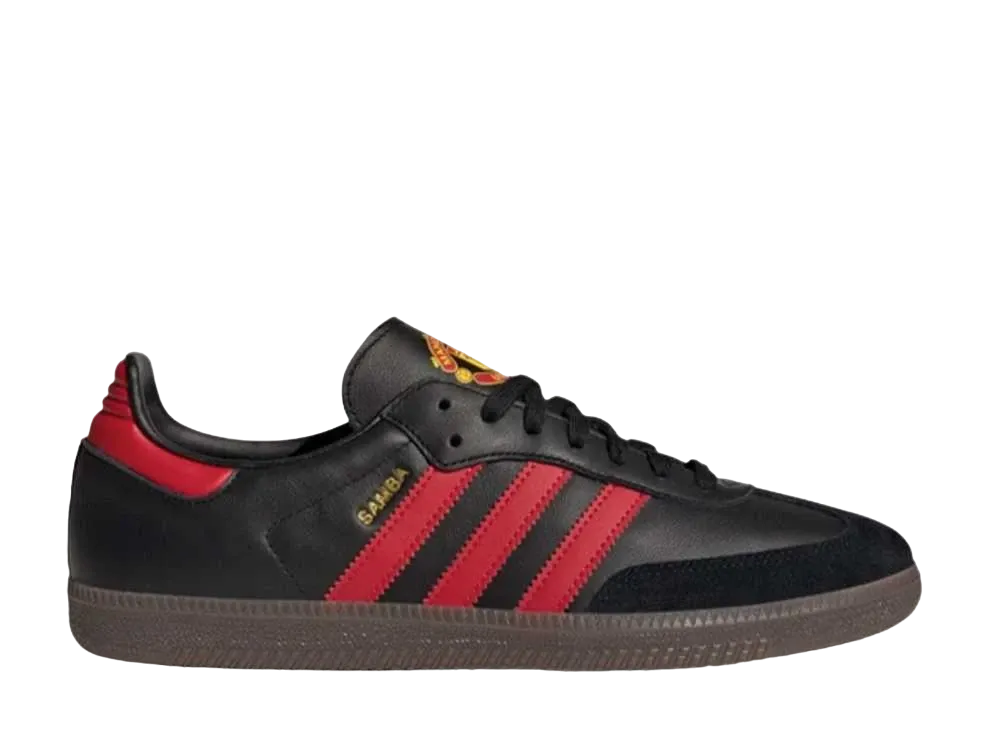 adidas Samba Team "Core Black/Real Red/Gum"