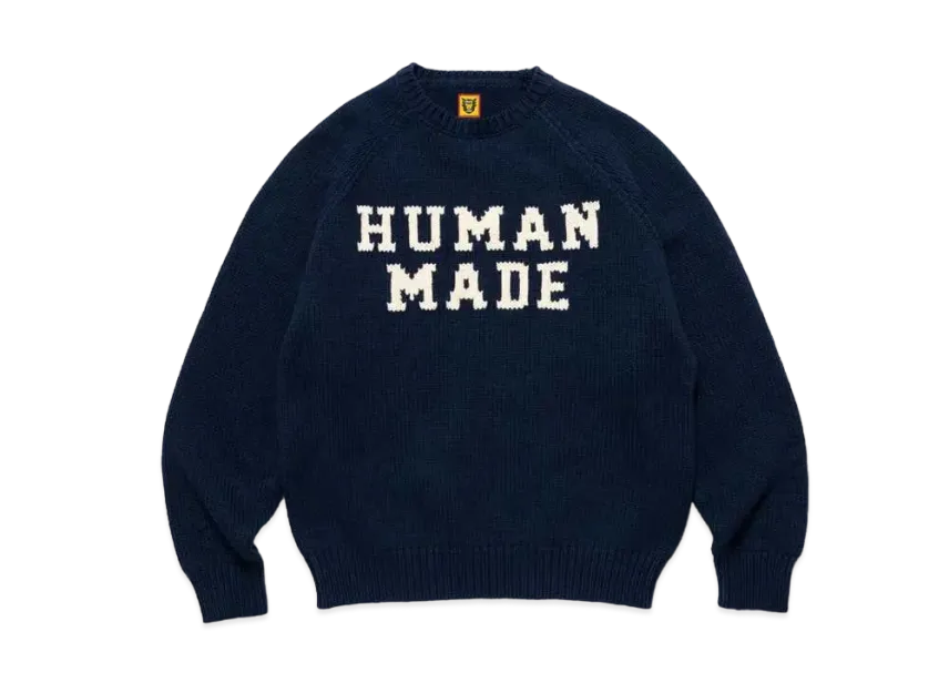 HUMAN MADE Bear Raglan Knit Sweater HUMAN MADE Bear Raglan Knit Sweater